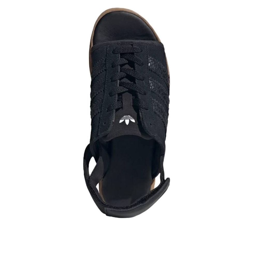 (WMNS) adidas Gazelle Bold Sandals 'Core Black Snakeskin' HQ4688