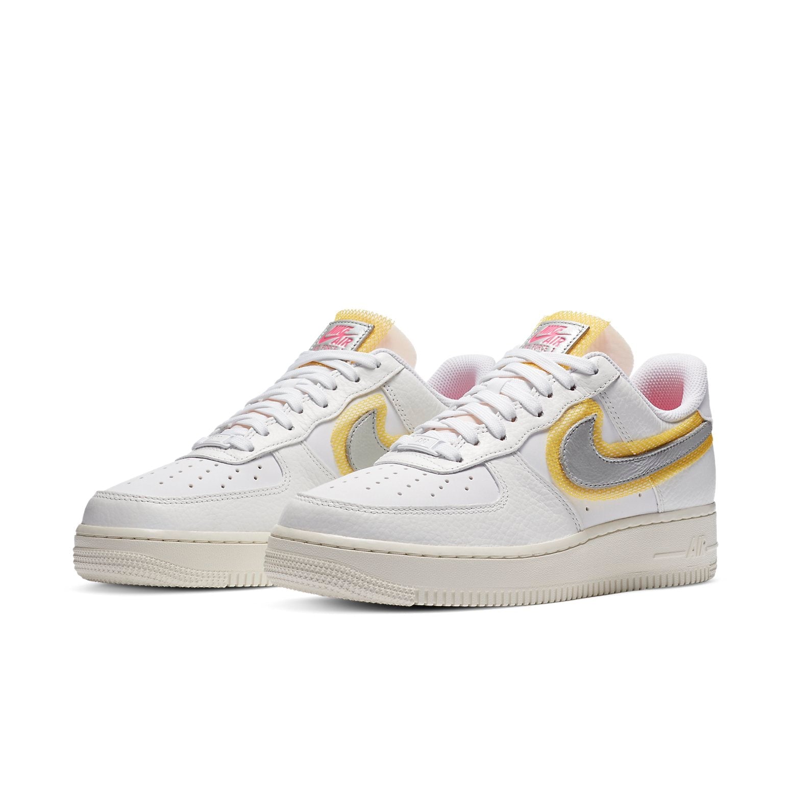 (WMNS) Nike Air Force 1 '07 LX 'White Metallic Silver Gold' CZ8104-100