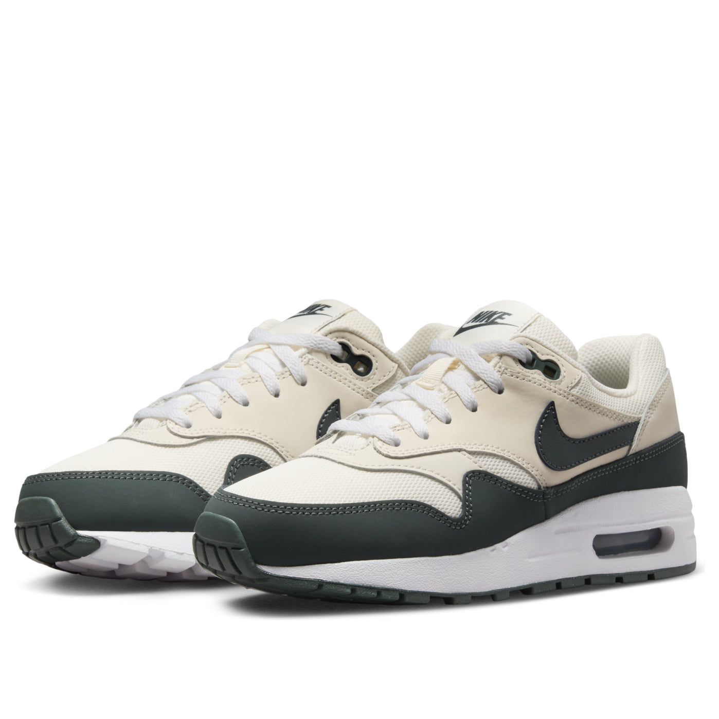 (GS) Nike Air Max 1 'Pale Ivory White Bicoastal Vintage Green' DZ3307-113