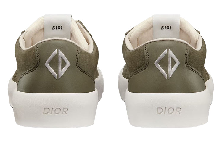 DIOR B101 Sneaker Khaki Nubuck Calfskin 3SN285ZRG_H620