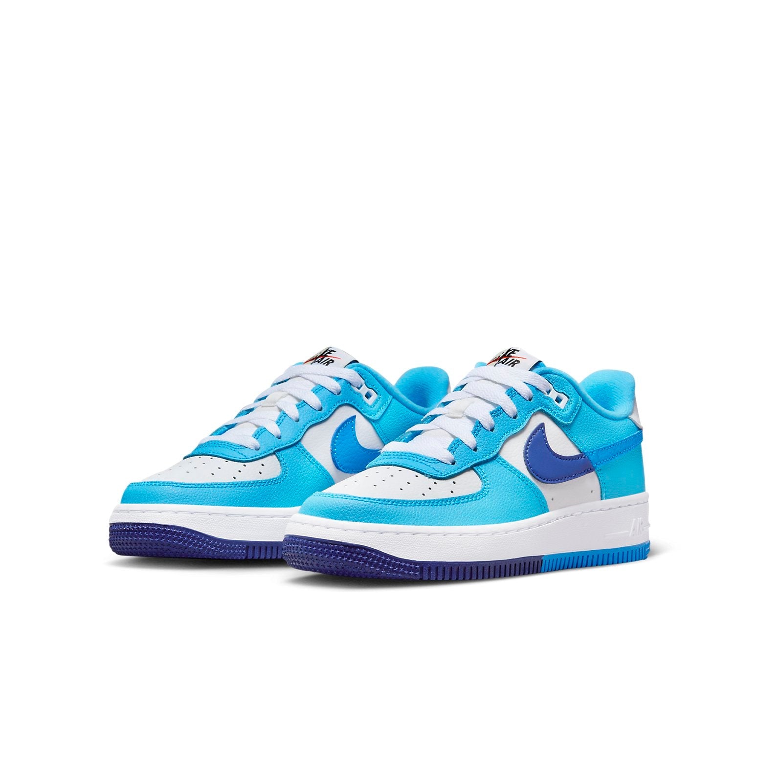 (GS) Nike Air Force 1 Low LV8 2 'White Light Photo Blue' DZ2660-100