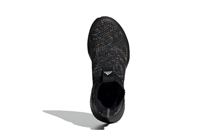 (PS) adidas RapidaRun Laceless Knit C 'Muti-Color Black' D97015