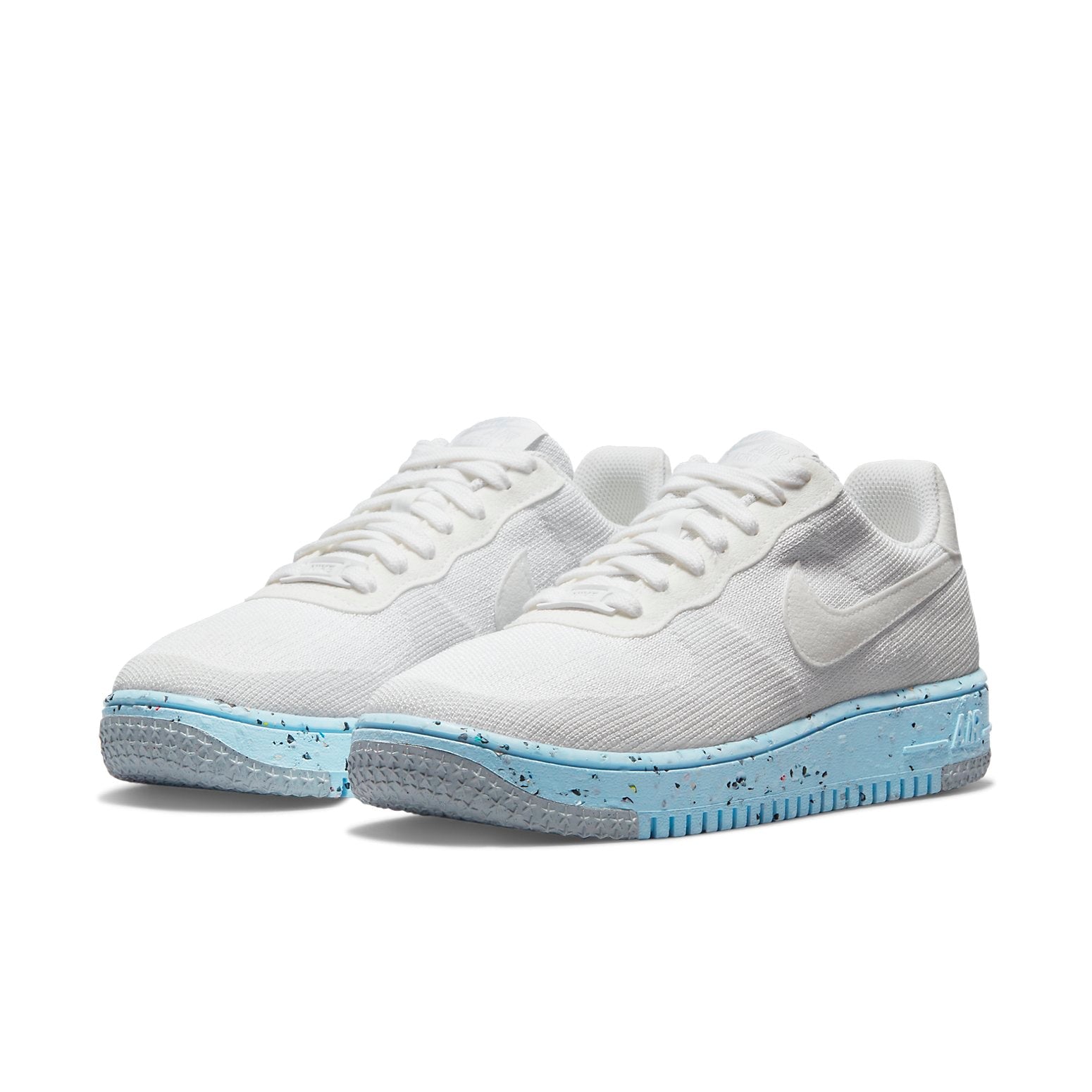 (WMNS) Nike Air Force 1 Crater Flyknit 'Pure Platinum' DC7273-100