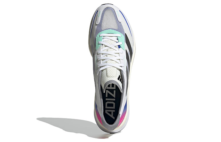 adidas Adizero Boston 11 'White Lucid Blue Fuchsia' HQ3693