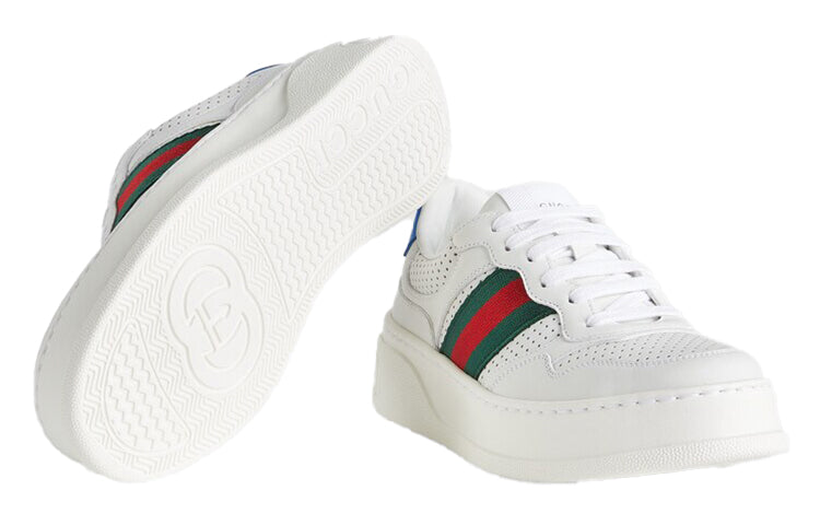(WMNS) Gucci Chunky GG Web Sneaker 'White Blue' 670415-UPG10-9060