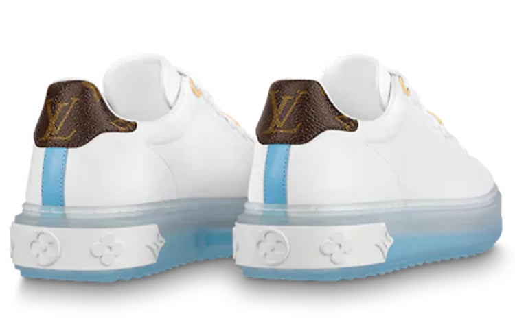 (WMNS) LOUIS VUITTON Time Out Sneakers 'White Blue Gold' 1A8NG3