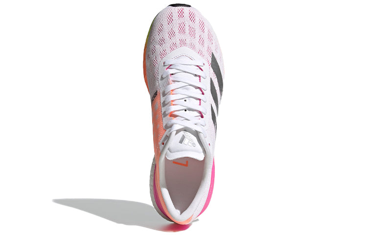 (WMNS) adidas Adizero Boston 9 'White Screaming Pink' H68744