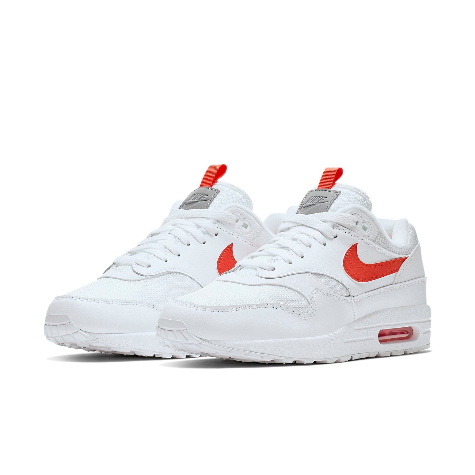 Nike Air Max 1 'Tongue Tab - White Orange' CD1530-100
