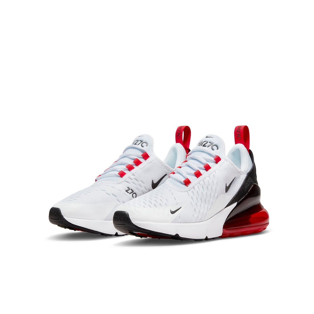 (GS) Nike Air Max 270 'White Siren Red' 943345-111