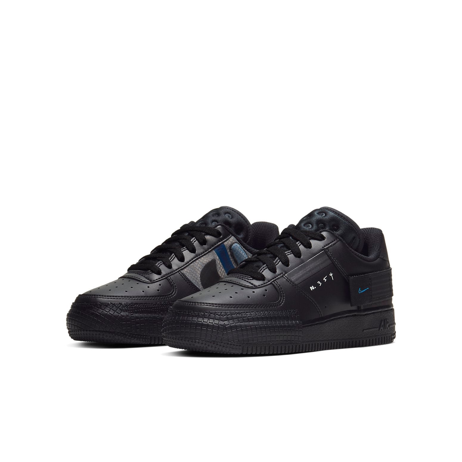 (GS) Nike Air Force 1 Type 'Black Photo Blue' BQ4793-002