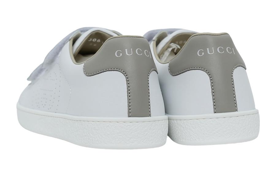 (GS) Gucci Ace Leather Sneakers 'White' 630619-BLN70-9060