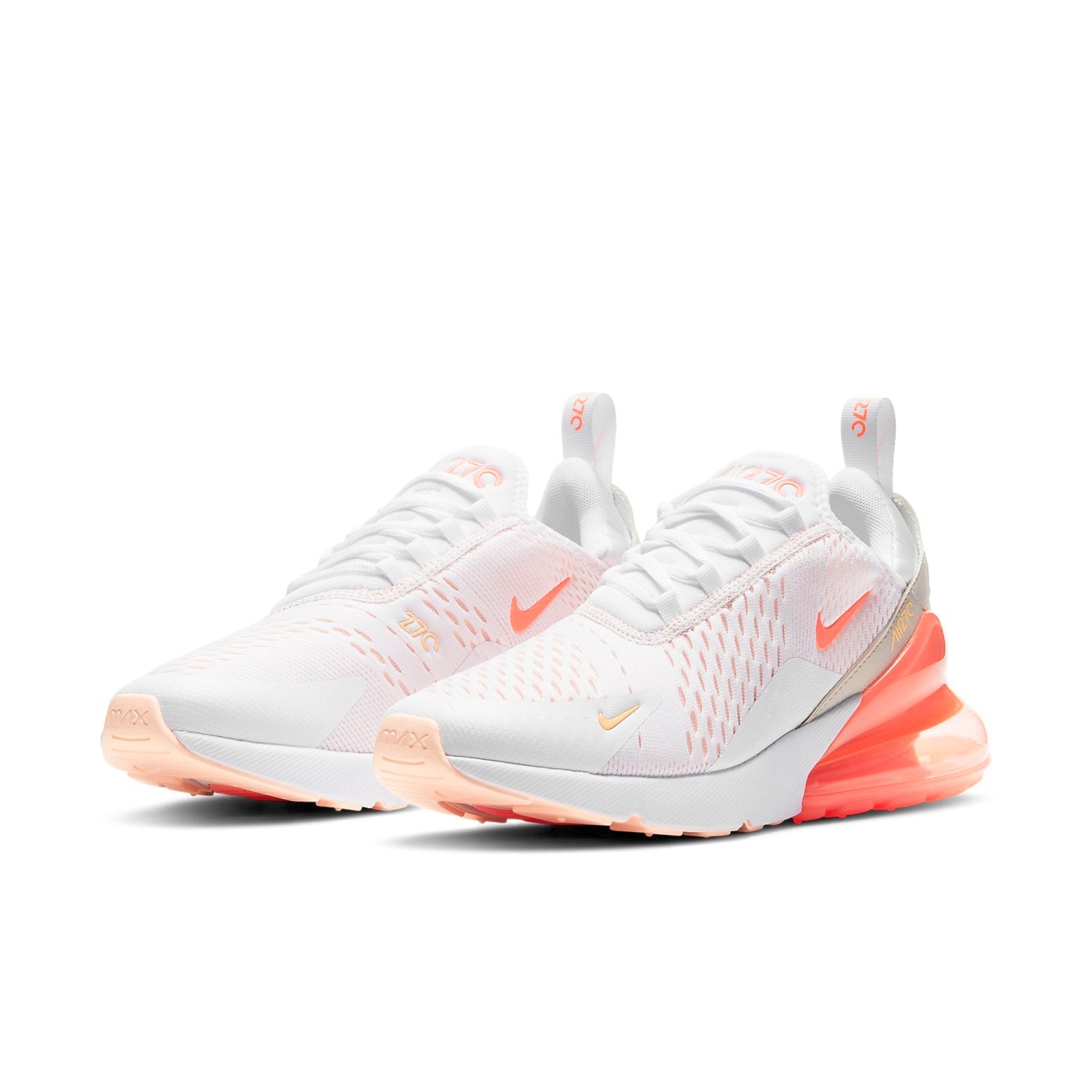 (WMNS) Nike Air Max 270 Essential 'White Bright Mango' DH3895-100
