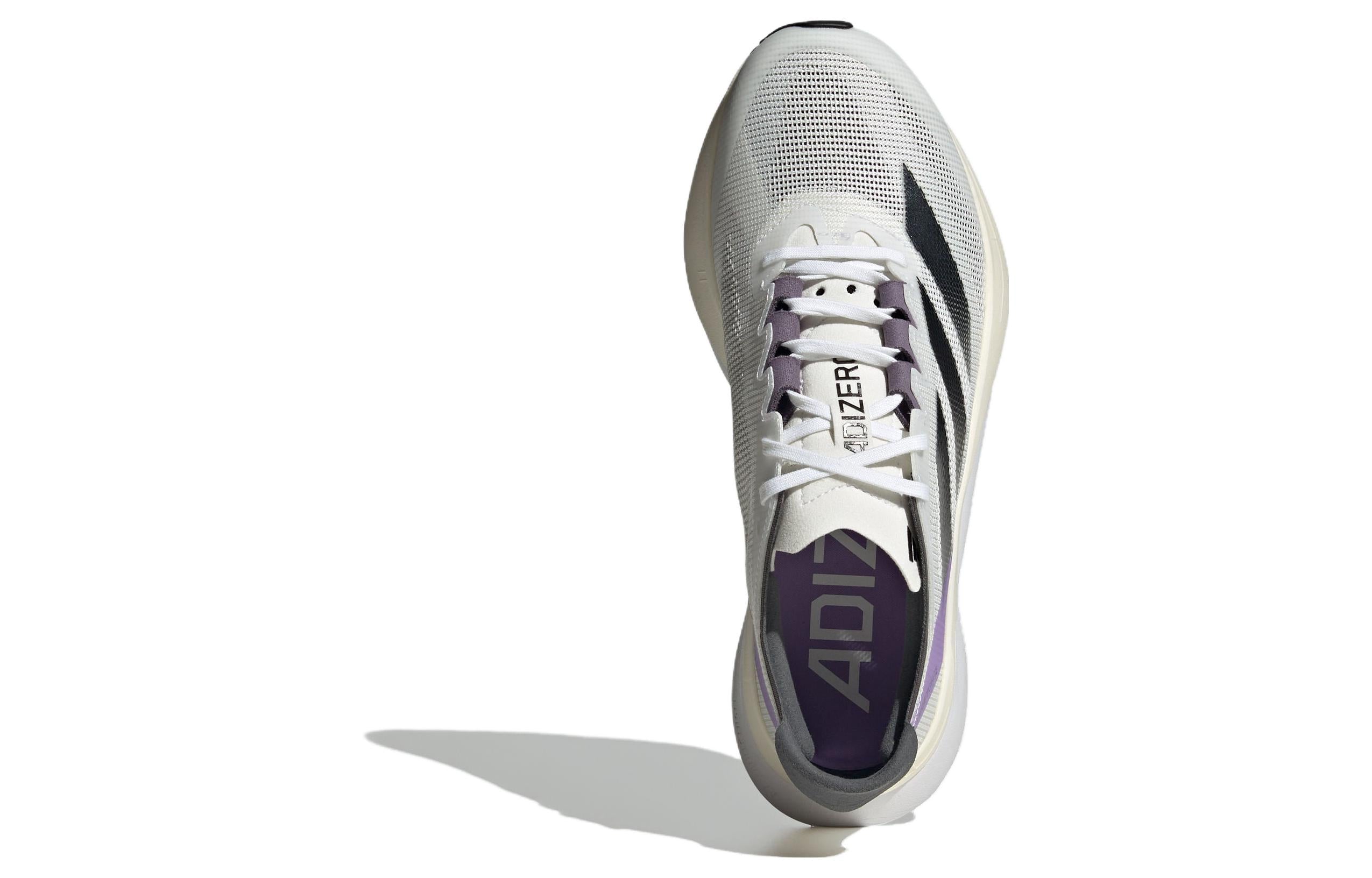 (WMNS) adidas Adizero Boston 12 Running 'Cloud White Purple' ID6900
