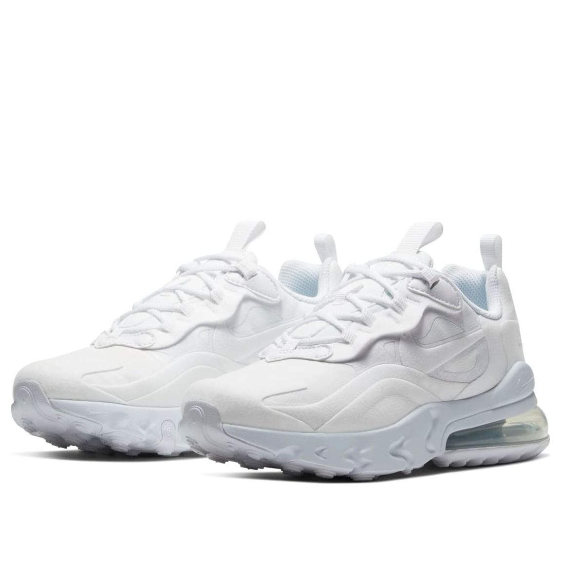 (GS) Nike Air Max 270 React 'Triple White' BQ0103-100