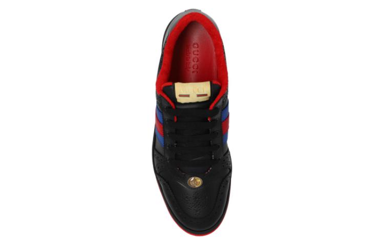 Gucci Screener Low-Top Sneakers 'Black Blue Red' 722602-AAA9P-1093