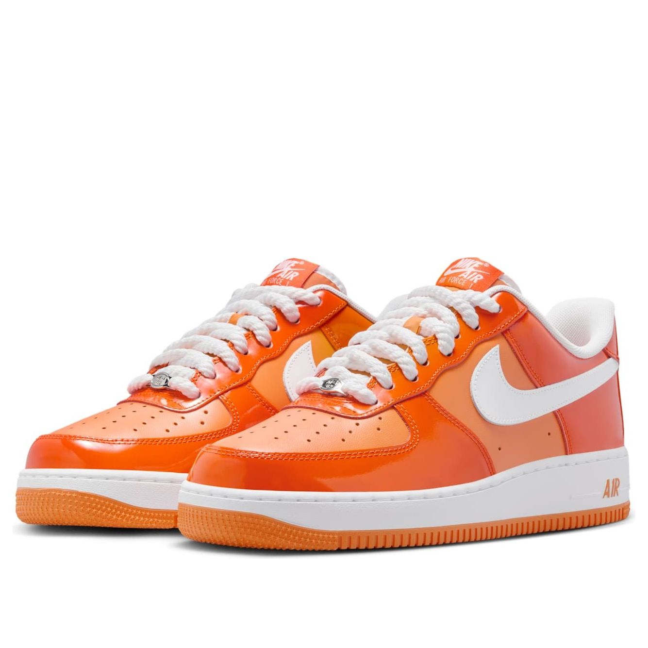 Nike Air Force 1 '07 LV8 'Orange White Patent' HV9405-800