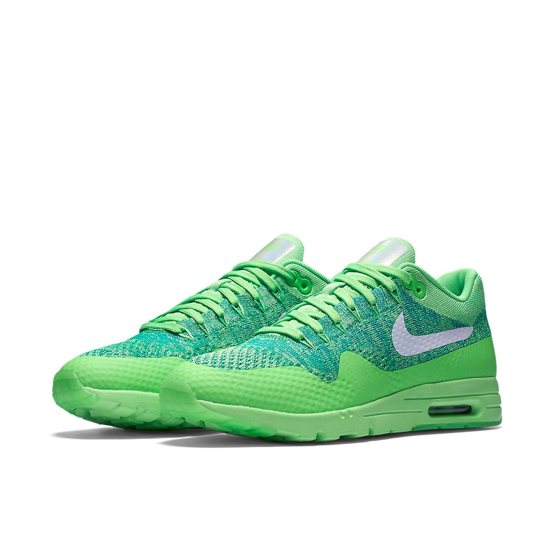 (WMNS) Nike Air Max 1 Ultra Flyknit 'Voltage Green' 843387-301