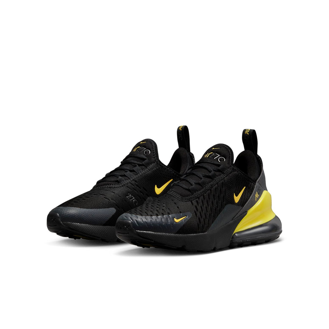 (GS) Nike Air Max 270 'Black Yellow Strike' DX9277-001