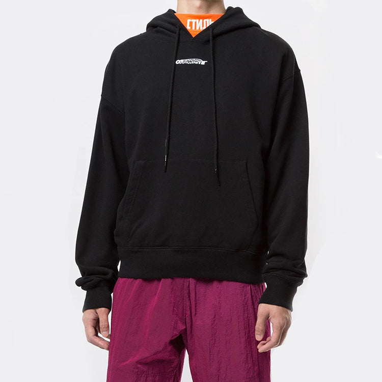 Men's Off-White Workers Logo Black OMBB037E20FLE0051001