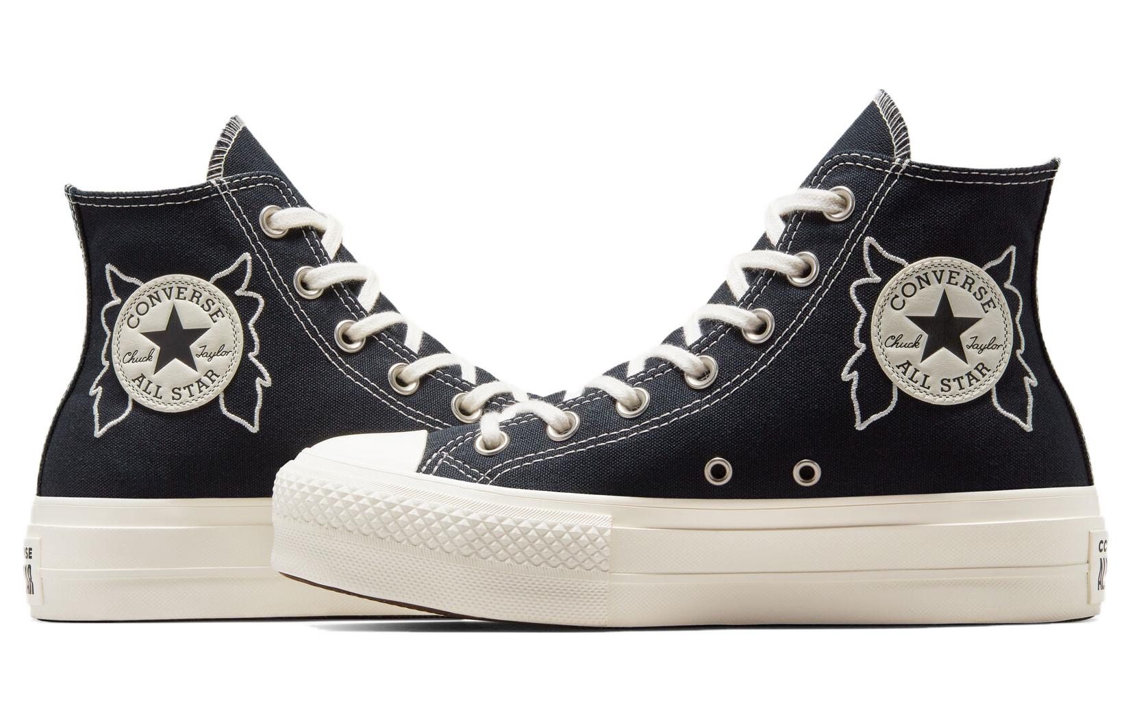 (WMNS) Converse Chuck Taylor All Star Fairy Goddess Lift Platform 'Black' A07110C