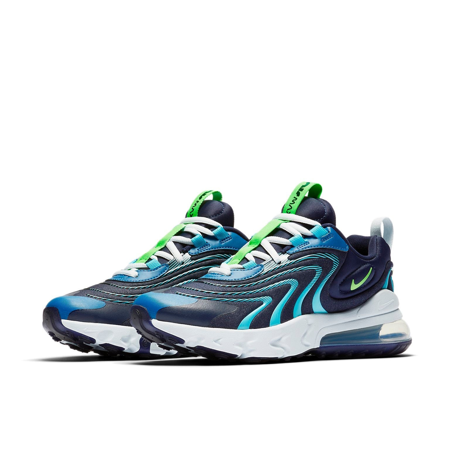 (GS) Nike Air Max 270 React ENG 'Blackened Blue' CD6870-400