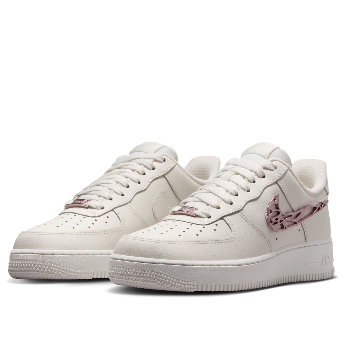 (WMNS) Nike Air Force 1 Low 'Liquid Metal Swoosh Metallic Pink' IF1686-161