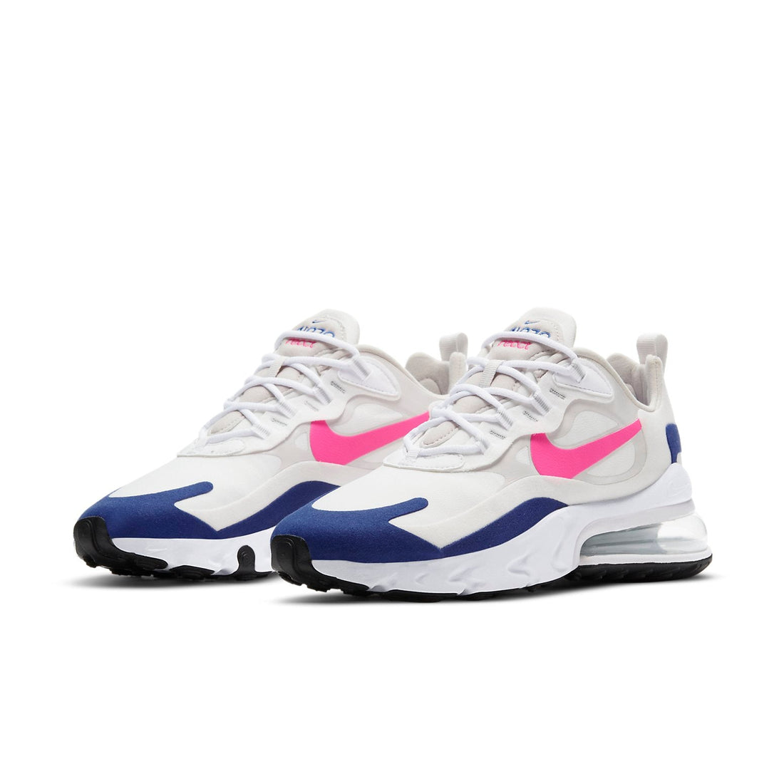 (WMNS) Nike Air Max 270 React 'White Pink Blue' CU7833-101