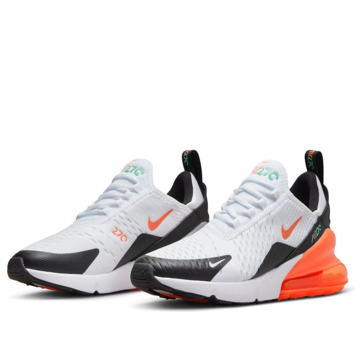 (GS) Nike Air Max 270 'White Turf Orange' 943345-107