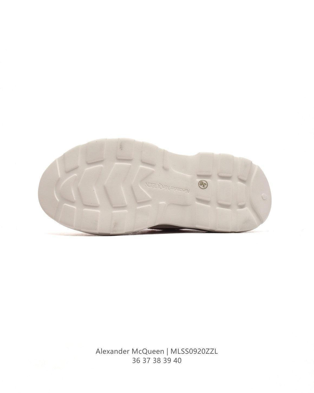 Alexander McQueen Women Tread Slick lace-up Sneakers 'Pink/White'