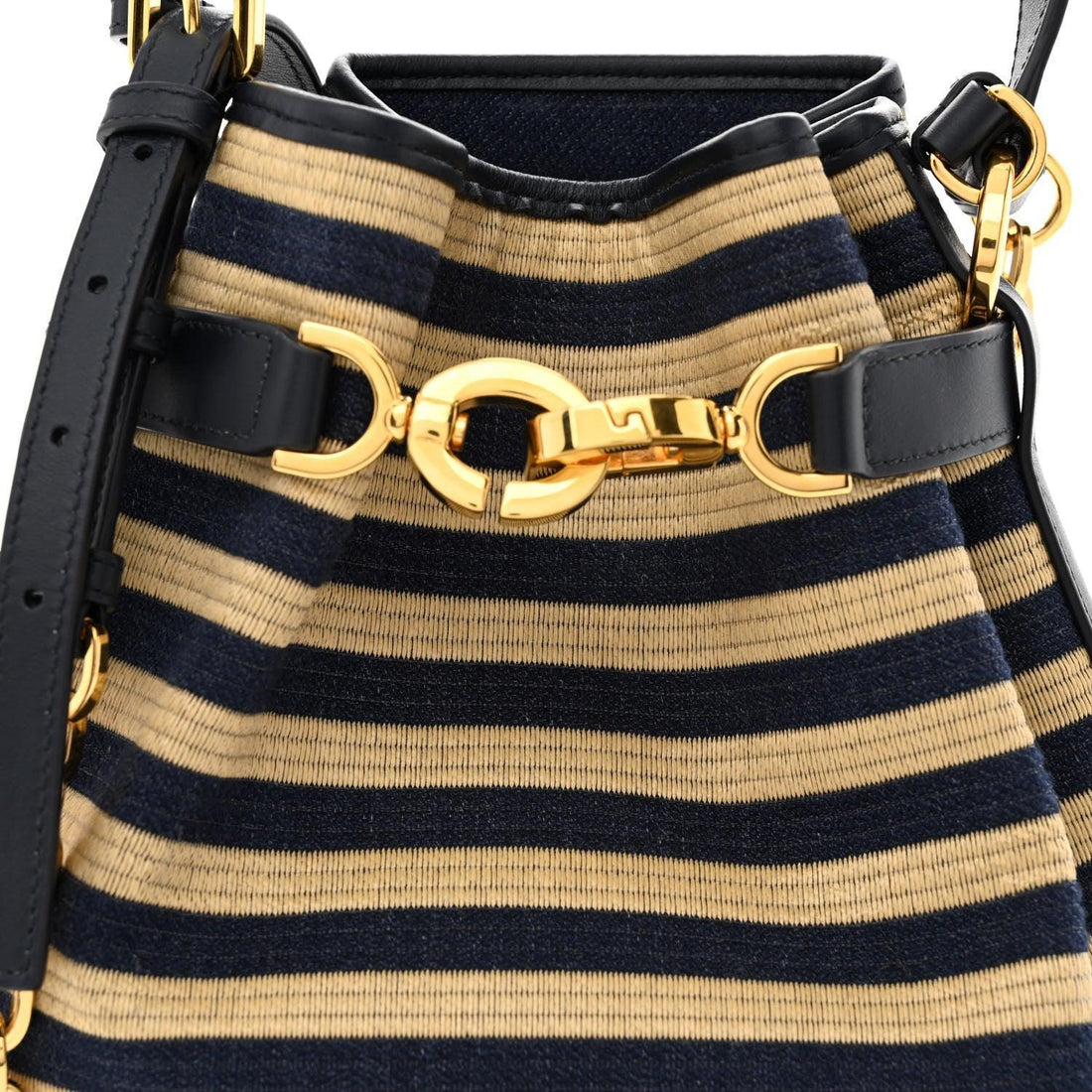 Chiristian Dior C'est Dior Bag Medium Hand Shoulder Bag Raffia Natural