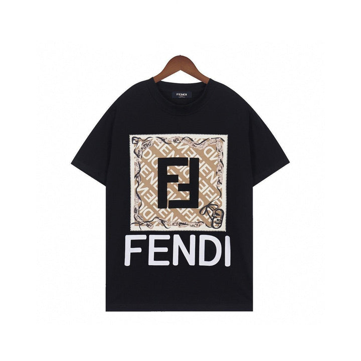 Fendi T-Shirt without Collar 'Black'