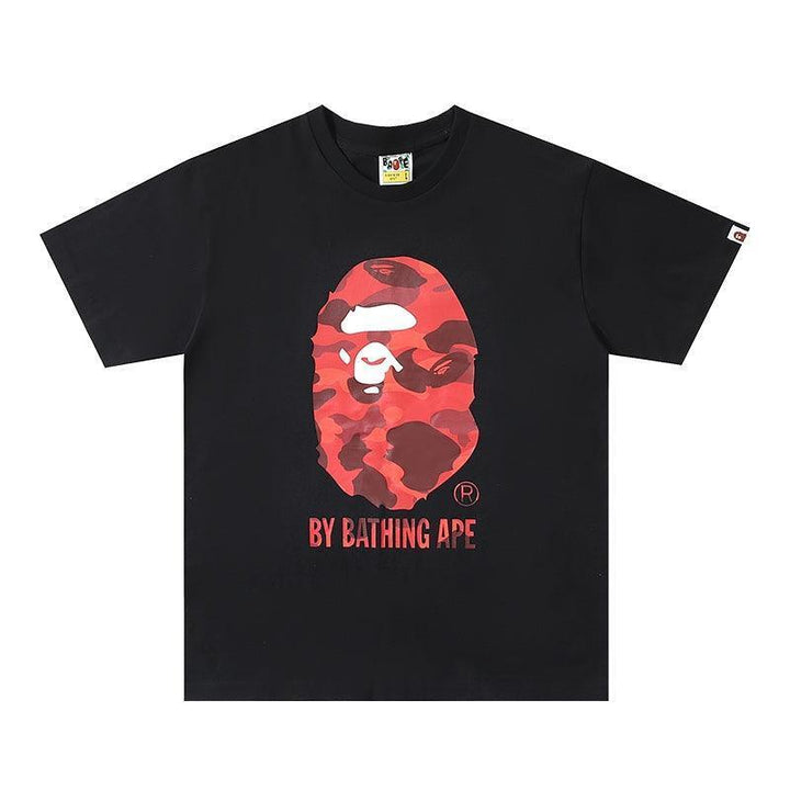 Bathing Ape Black T-Shirt without Collar