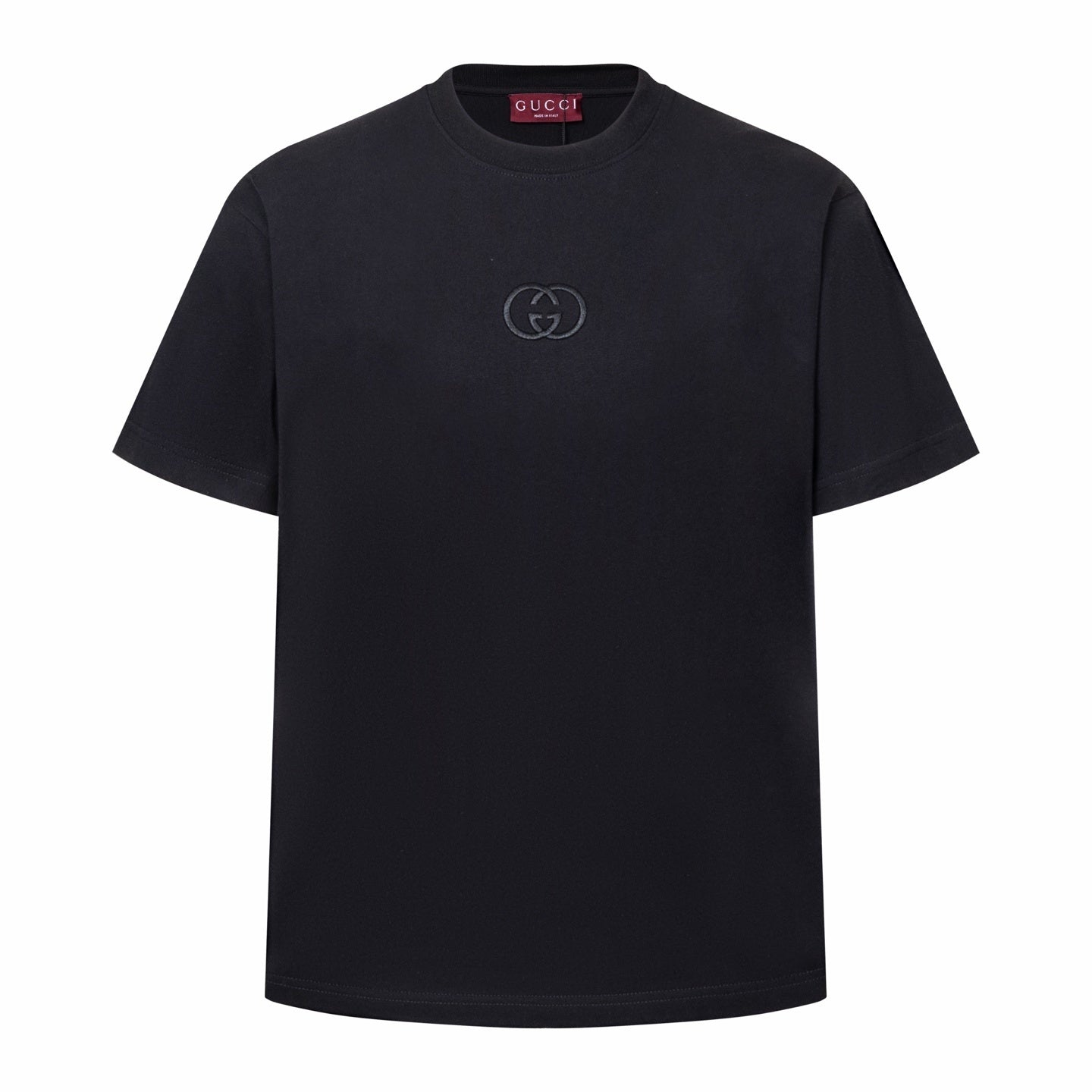 Gucci GG T-Shirt Without Collar 'Black' – Luxury Cotton Tee