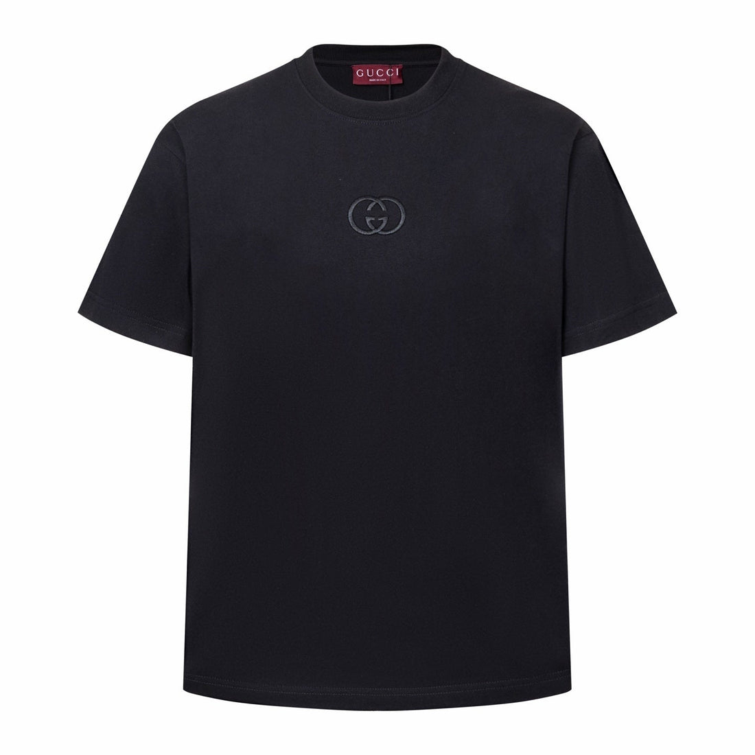 Gucci GG T-Shirt Without Collar 'Black' – Luxury Cotton Tee