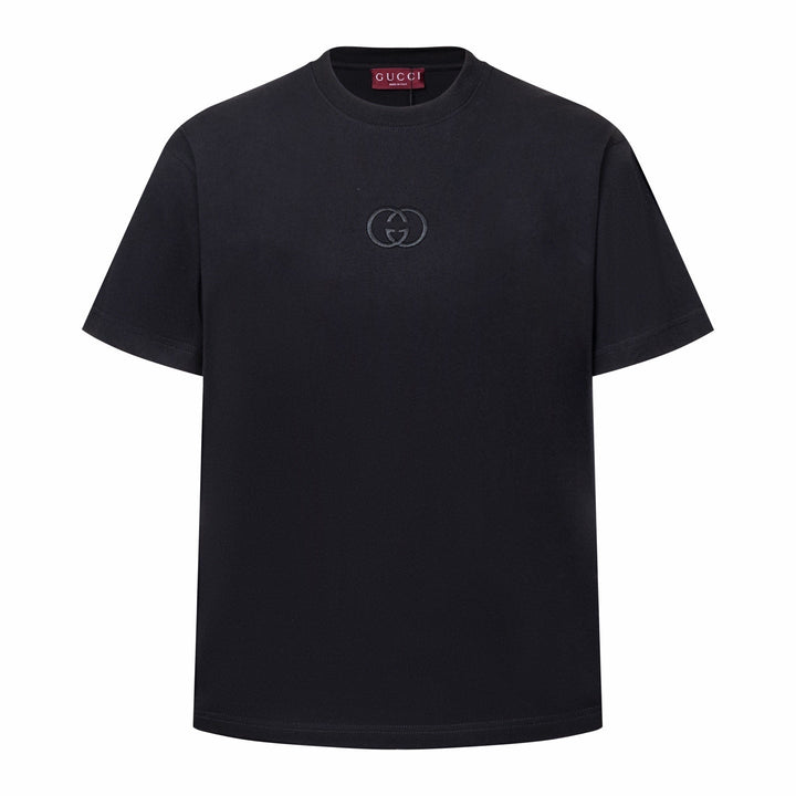 Gucci GG T-Shirt Without Collar 'Black' – Luxury Cotton Tee