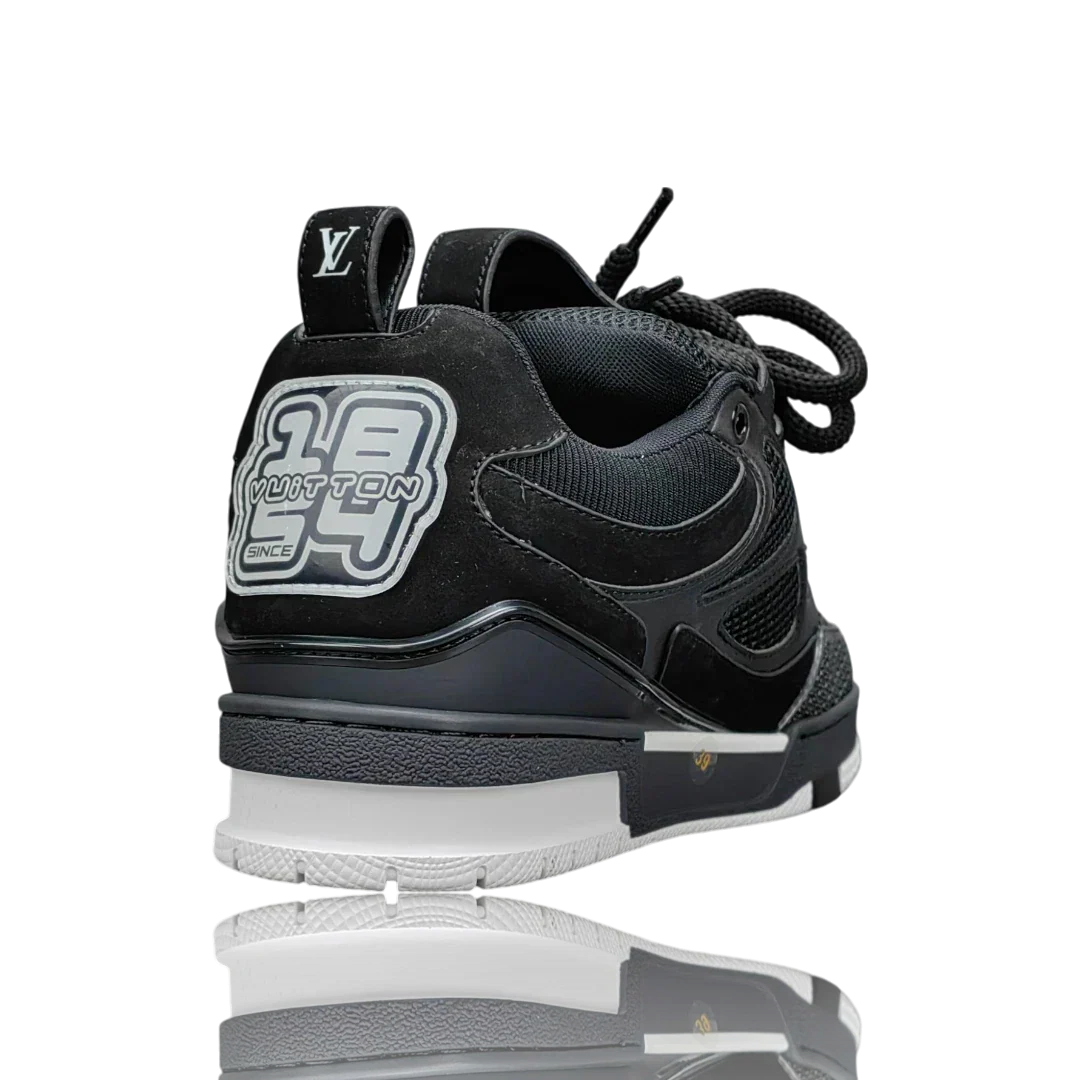 LOUIS VUITTОП SKATE SNEAKER 'BLACK WHITE'