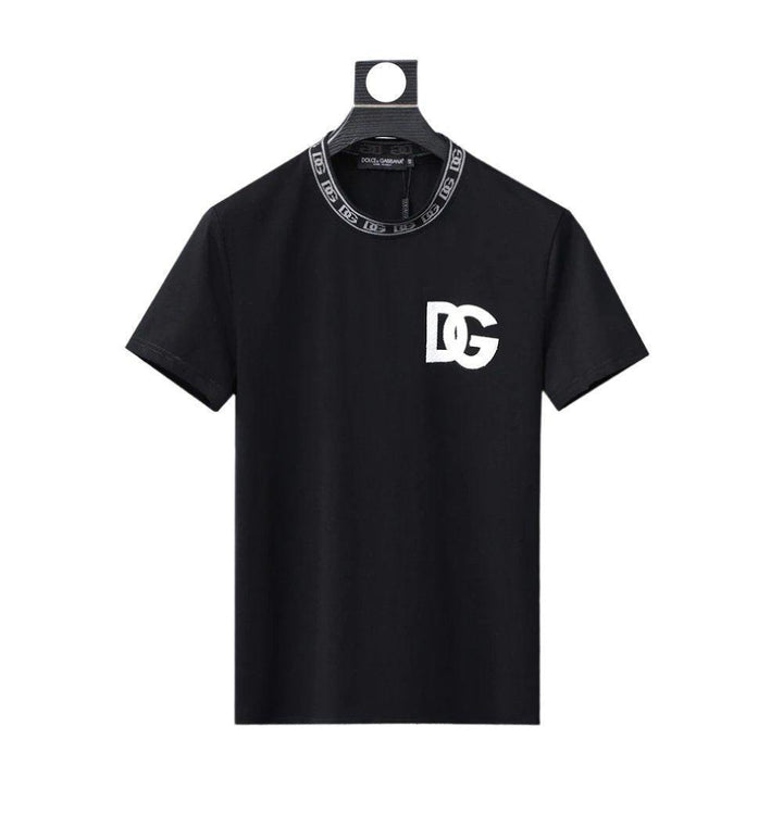 Dolce & Gabbana T-Shirt Without Collar 'Black & White'