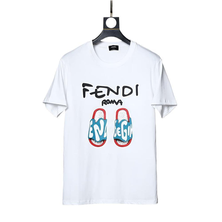 Fendi Roma T-Shirt without Collar 'White'