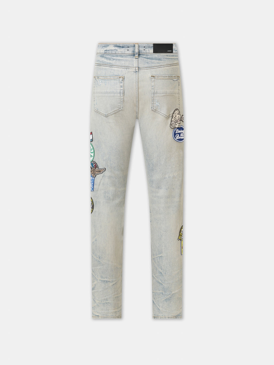 STATION PATCH REPAIR SLIM JEAN - Perfect Antique Indigo