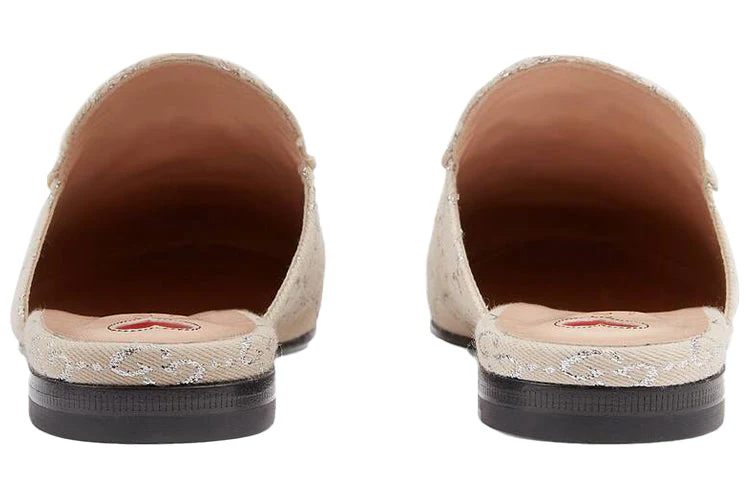 WMNS) Gucci Princetown 'White Silver'