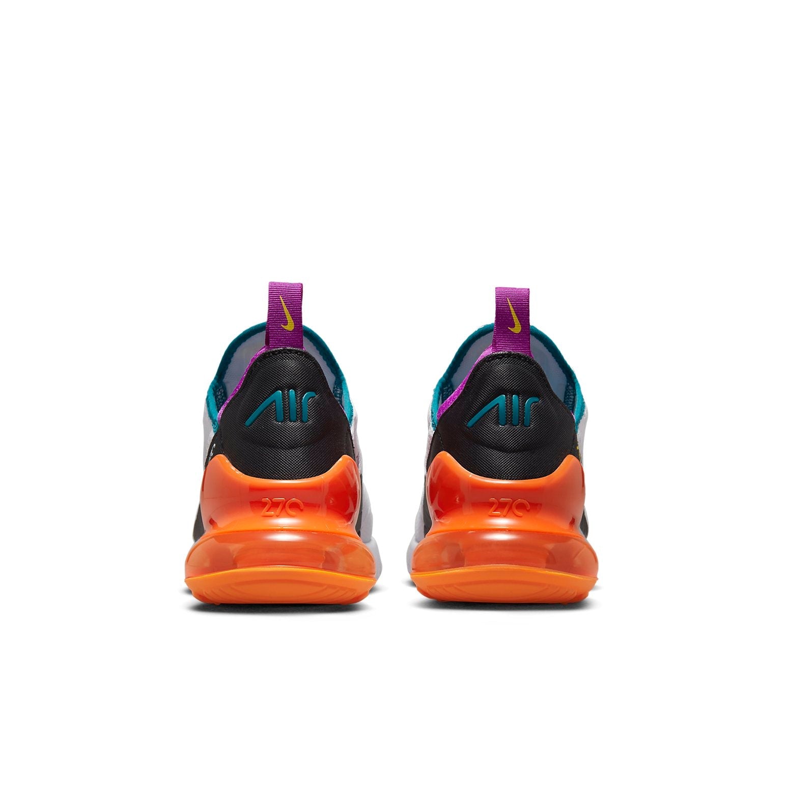 (GS) Nike Air Max 270 'White Orange Purple' FD0299-100