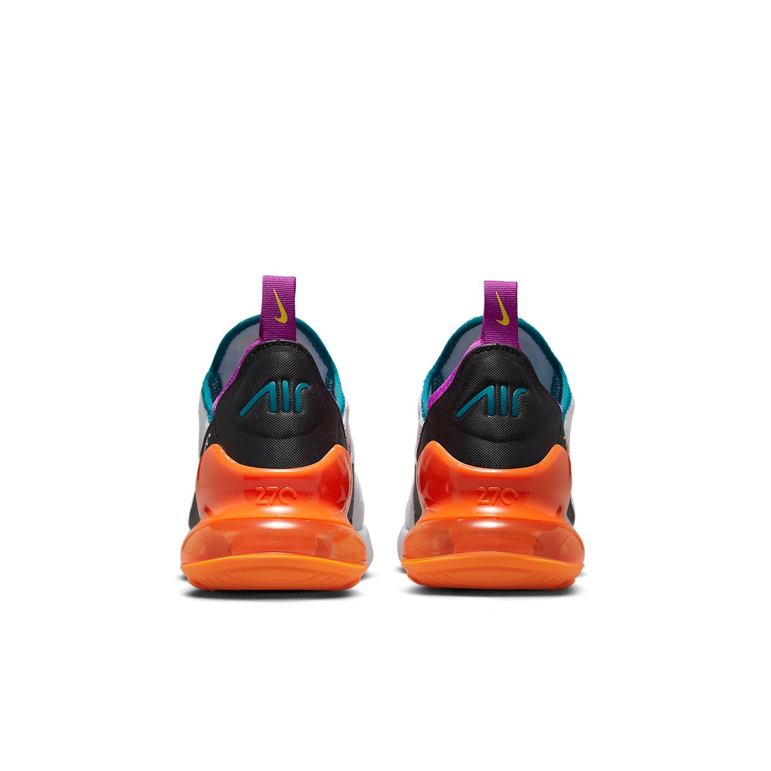 (GS) Nike Air Max 270 'White Orange Purple' FD0299-100
