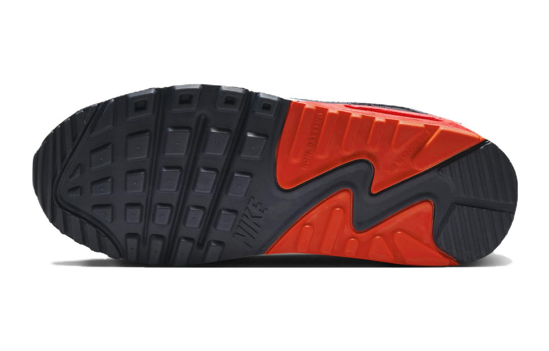(GS) Nike Air Max 90 LTR 'Light Smoke Bright Crimson' CD6864-021