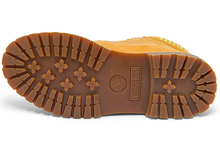 (WMNS) Timberland 6 Inch Premium Waterproof Boots 'Wheat Nubuck with Gold Logo' A5TY7231