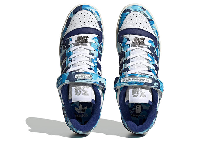 adidas x A Bathing Ape Forum Low 84 '30th Anniversary - Blue' ID4772