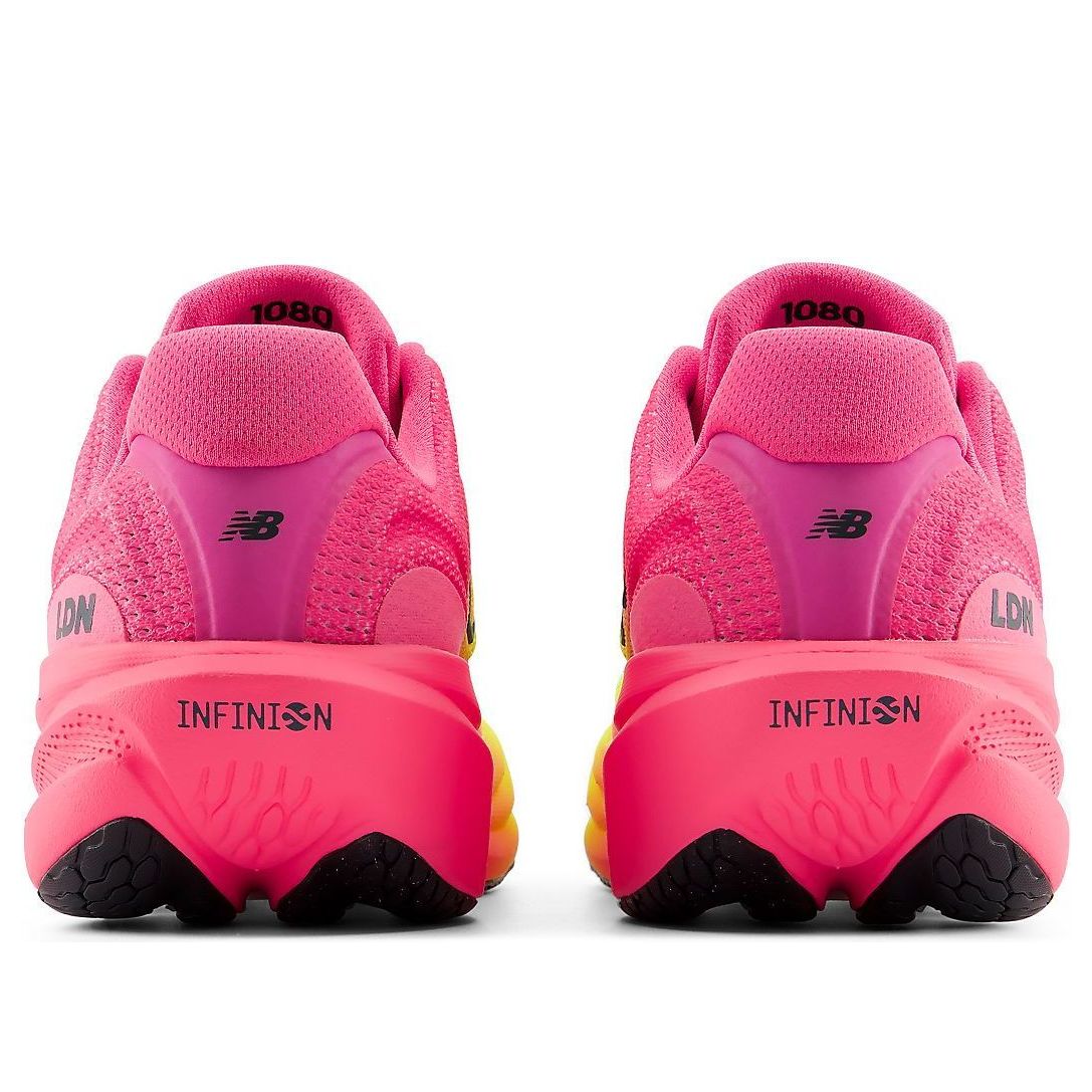 (WMNS) New Balance TCS London Marathon 1080v15 'Pink Heat Alkaline Green' W1080940