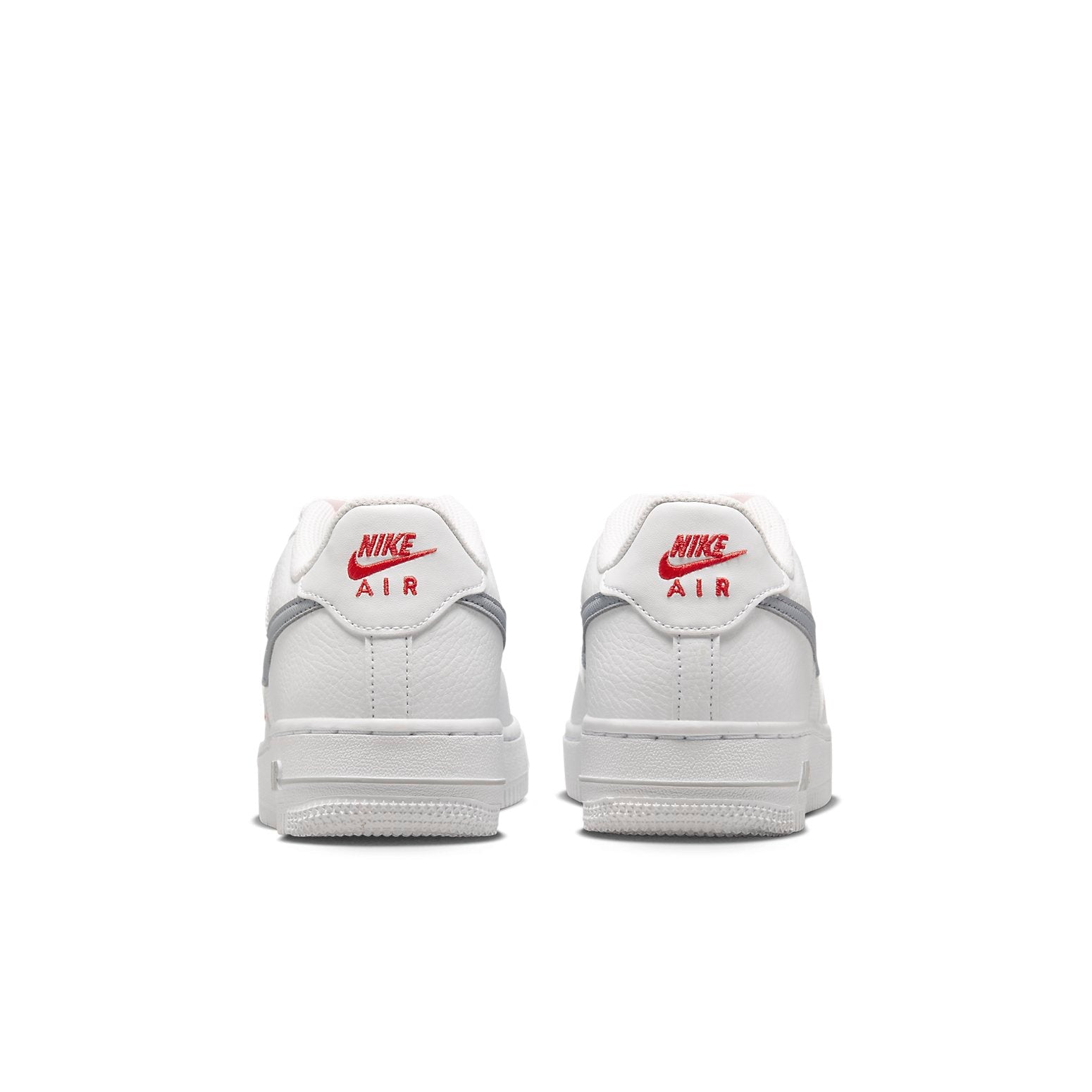 (GS) Nike Air Force 1 Low 'White Grey Red' FD9772-100