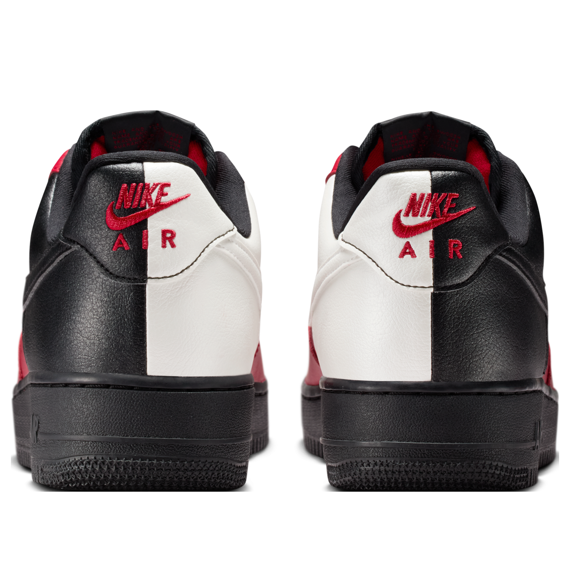 Nike Air Force 1 Low Mismatched Heel 'Gym Red Black White' IB6847-600