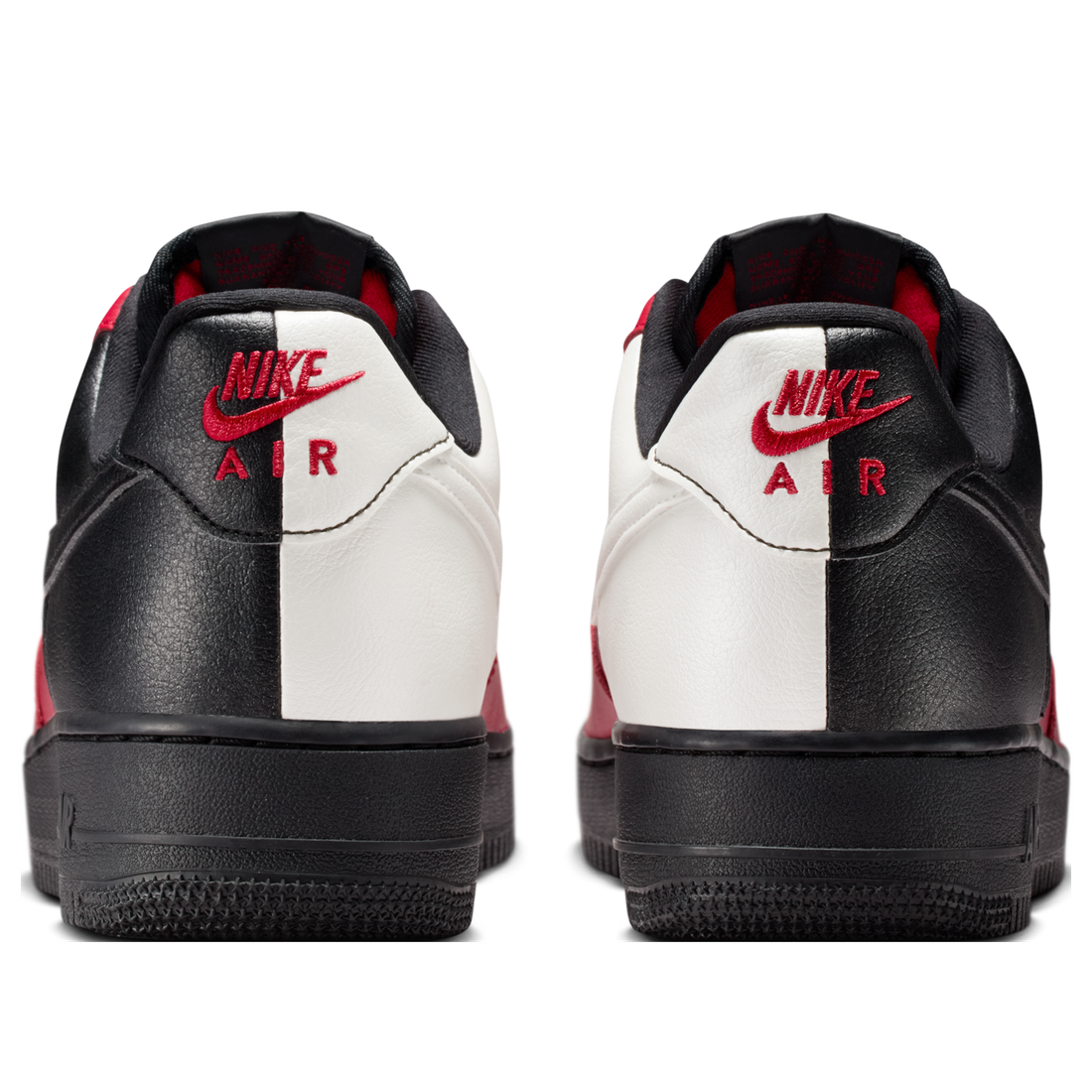 Nike Air Force 1 Low Mismatched Heel 'Gym Red Black White' IB6847-600