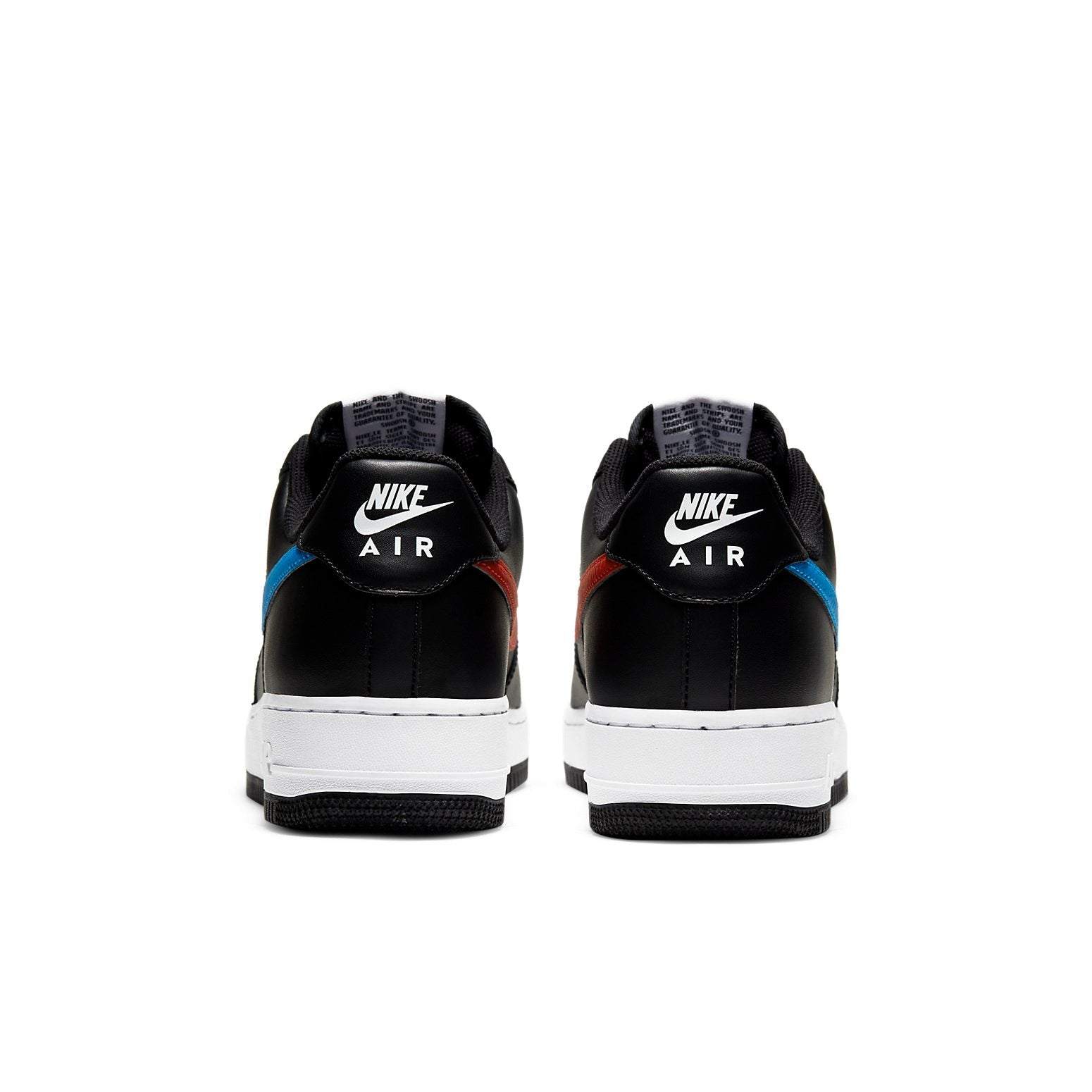 Nike Air Force 1 '07 'Mismatch Swooshes - Black' CT2816-001